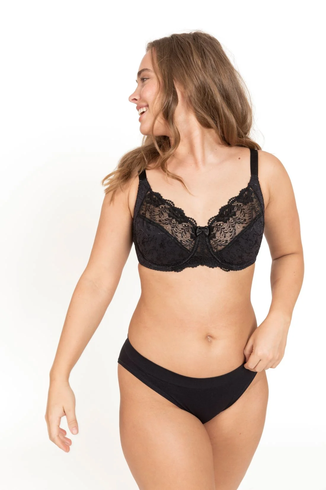 Φωτογραφία προϊόντος: Dorina Philippa Μαύρο Σουτιέν με Μπανέλες χωρίς Ενίσχυση - 95D