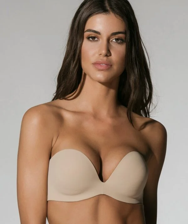 Φωτογραφία προϊόντος: Luna Secret Sense Μπεζ Strapless Σουτιέν με Ενίσχυση & Μπανέλες - 90C