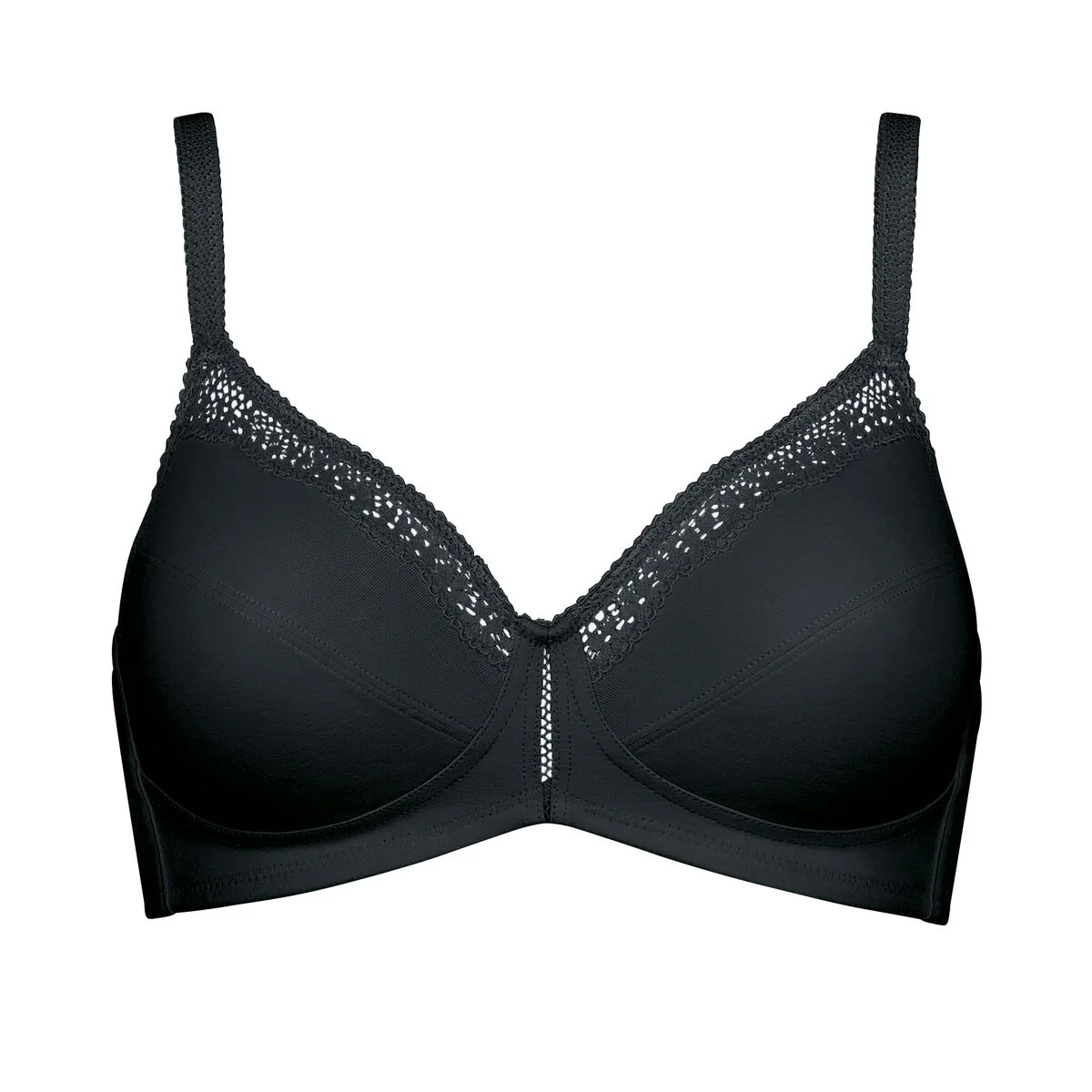 Φωτογραφία προϊόντος: Triumph Cotton Beauty N Σουτιέν χωρίς Ενίσχυση & Μπανέλες - %ce%bc%ce%b1%cf%85%cf%81%ce%bf , 95C