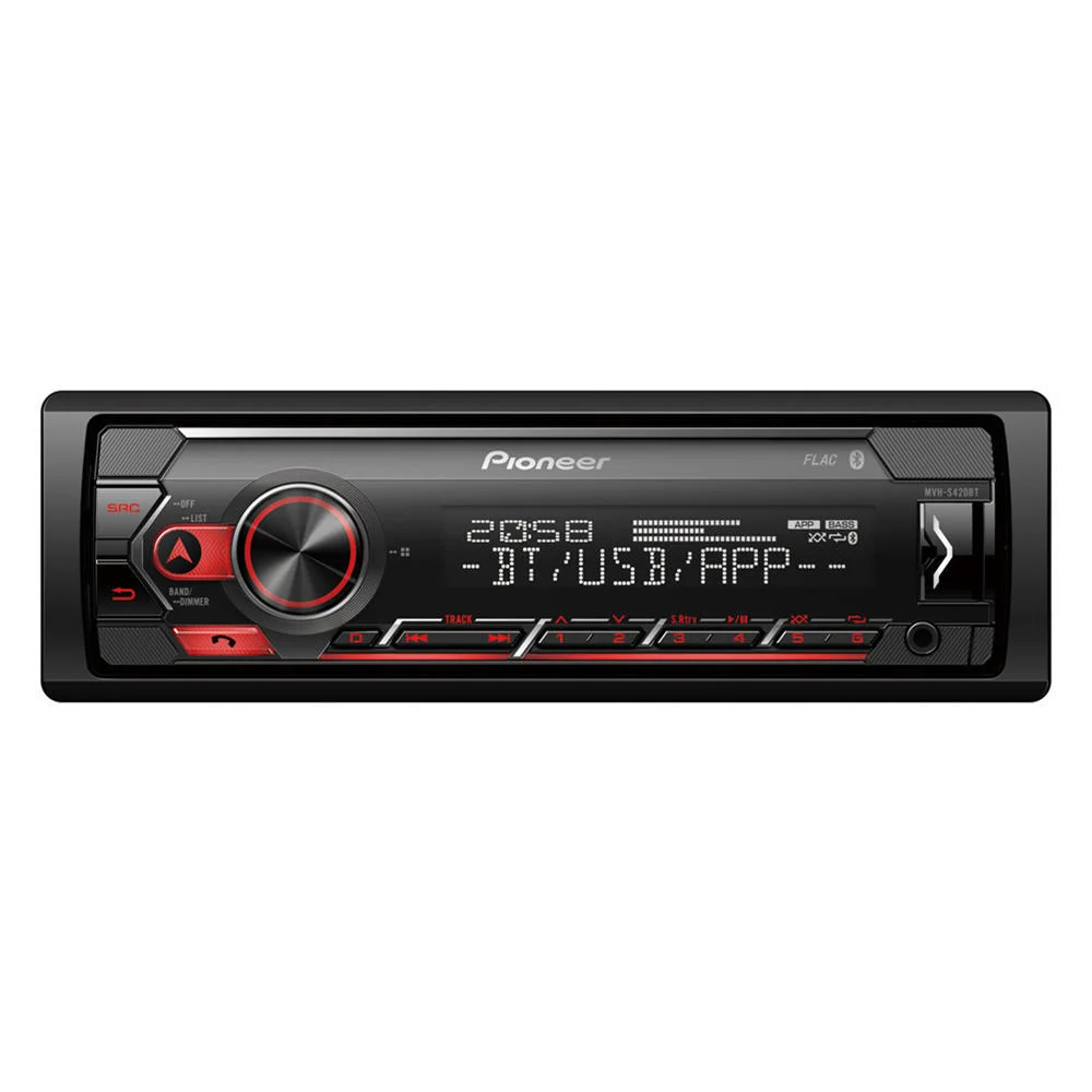 Φωτογραφία προϊόντος: PIONEER MVH-S420BT - Ράδιο USB , Bluetooth , Spotify - κόκκινος φωτισμός - συμβατότητα με Android +amp; iPhone