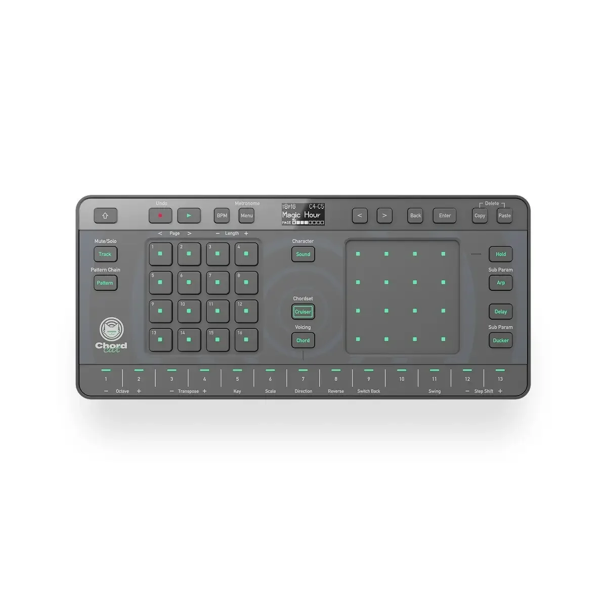 Φωτογραφία προϊόντος: Pioneer Dj AlphaTheta Chordcat 8-Track Groovebox Γκρι