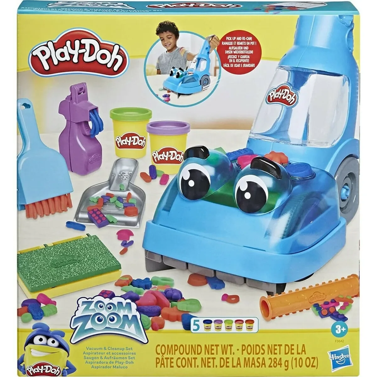 Φωτογραφία προϊόντος: HASBRO PLAY-DOH ZOOM ZOOM ΗΛΕΚΤΡΙΚΗ ΣΚΟΥΠΑ ΚΑΙ ΣΕΤ ΚΑΘΑΡΙΣΜΟΥ