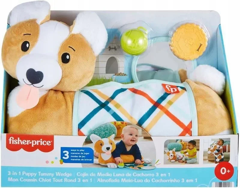 Φωτογραφία προϊόντος: MATTEL ΣΚΥΛΑΚΙ 3 ΣΕ 1 PUPPY TUMMY FISHER PRICE ΜΑΞΙΛΑΡΑΚΙ ΔΡΑΣΤΗΡΙΟΤΗΤΩΝ WEDGE