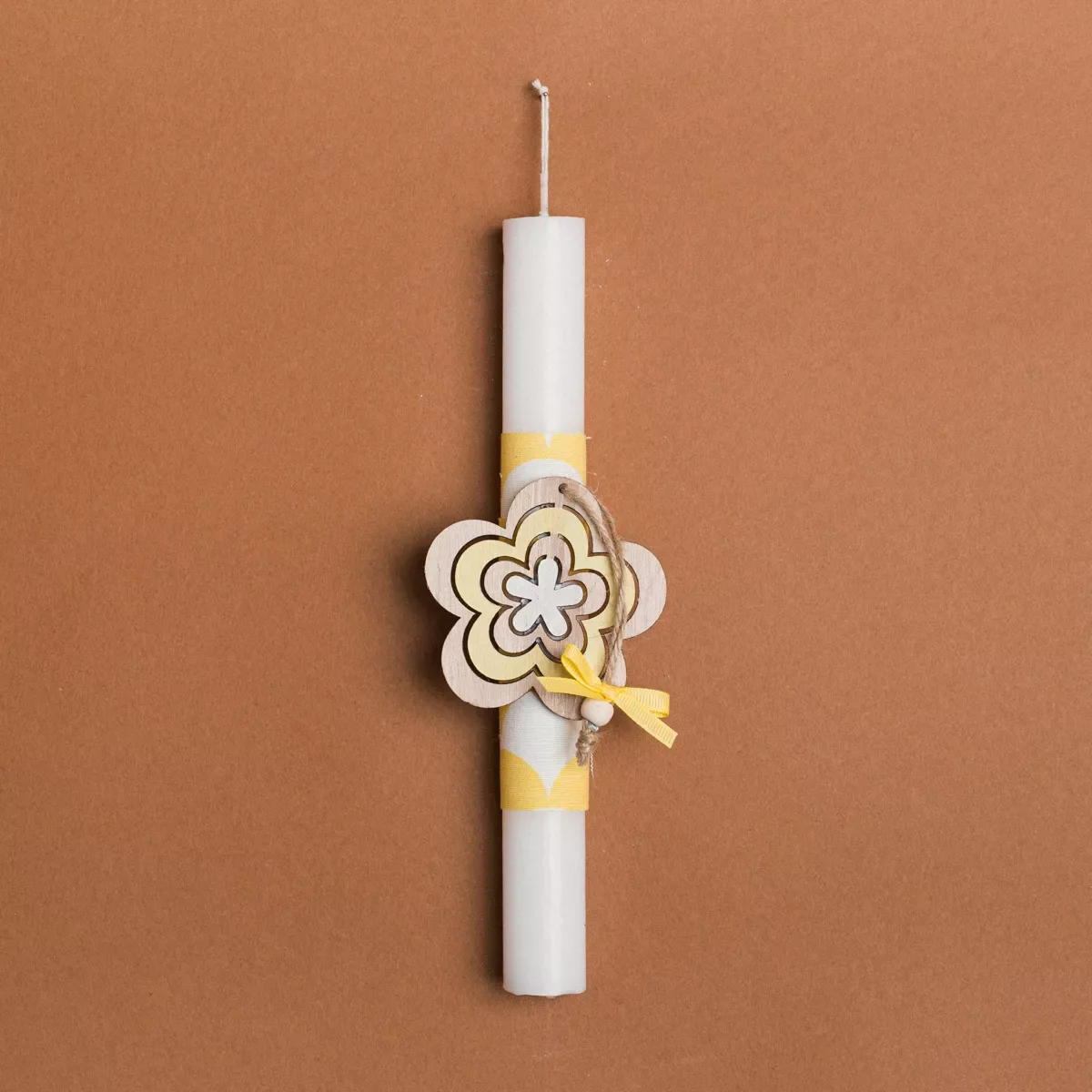 Φωτογραφία προϊόντος: Beauty Home ΛΑΜΠΑΔΑ 25cm ΞΥΛΙΝΗ ΜΑΡΓΑΡΙΤΑ ΚΙΤΡΙΝΟ ΣΕ ΣΥΣΚΕΥΑΣΙΑ ΔΩΡΟΥ