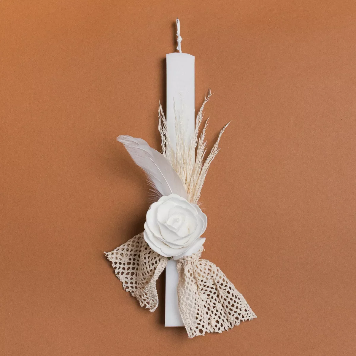Φωτογραφία προϊόντος: Beauty Home ΛΑΜΠΑΔΑ 33cm ΤΡΙΝΤΑΦΥΛΛΟ ΜΕ ΦΤΕΡΑ ΛΕΥΚΟ ΣΕ ΣΥΣΚΕΥΑΣΙΑ ΔΩΡΟΥ