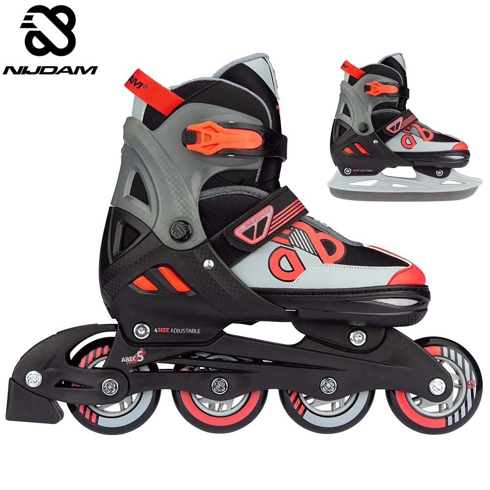 Φωτογραφία προϊόντος: Inline Skates ‑ Παγοπέδιλα Combo "Red Raider" Nijdam