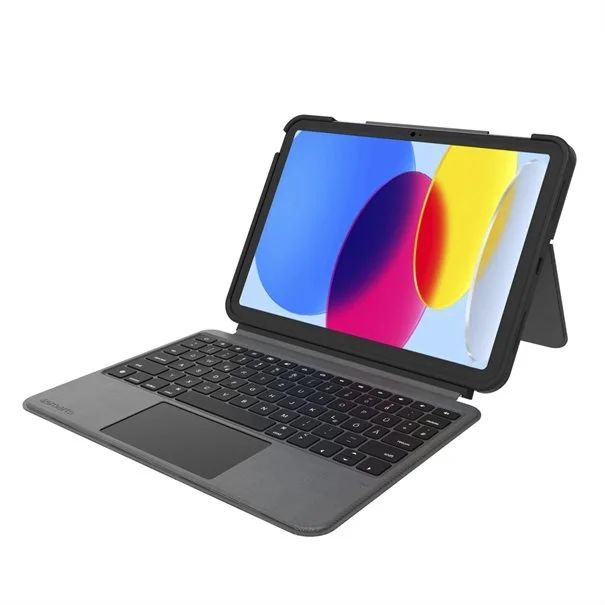 Φωτογραφία προϊόντος: 4smarts Keyboard Case 2in1 Solid Smart Connect for Apple iPad 11 (2025) graphite QWERTZ
