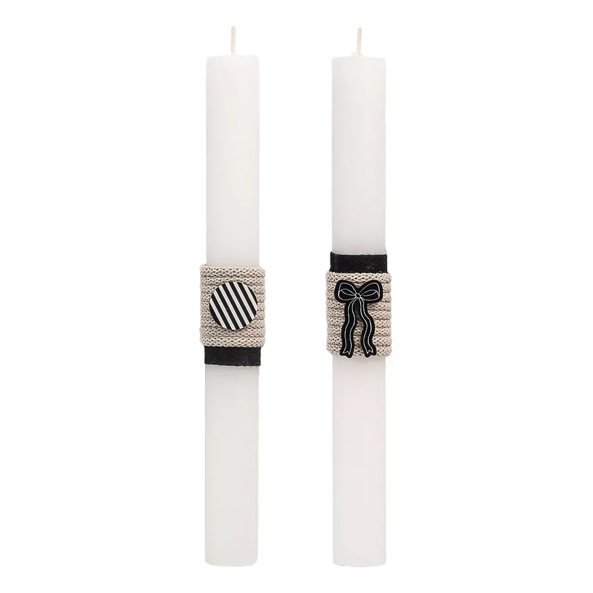 Φωτογραφία προϊόντος: Beauty Home ΛΑΜΠΑΔΑ ΛΕΥΚΗ 25cm ΣΕΤ 2τμχ. ΑΣΠΡΟΜΑΥΡΑ ΣΧΕΔΙΑ