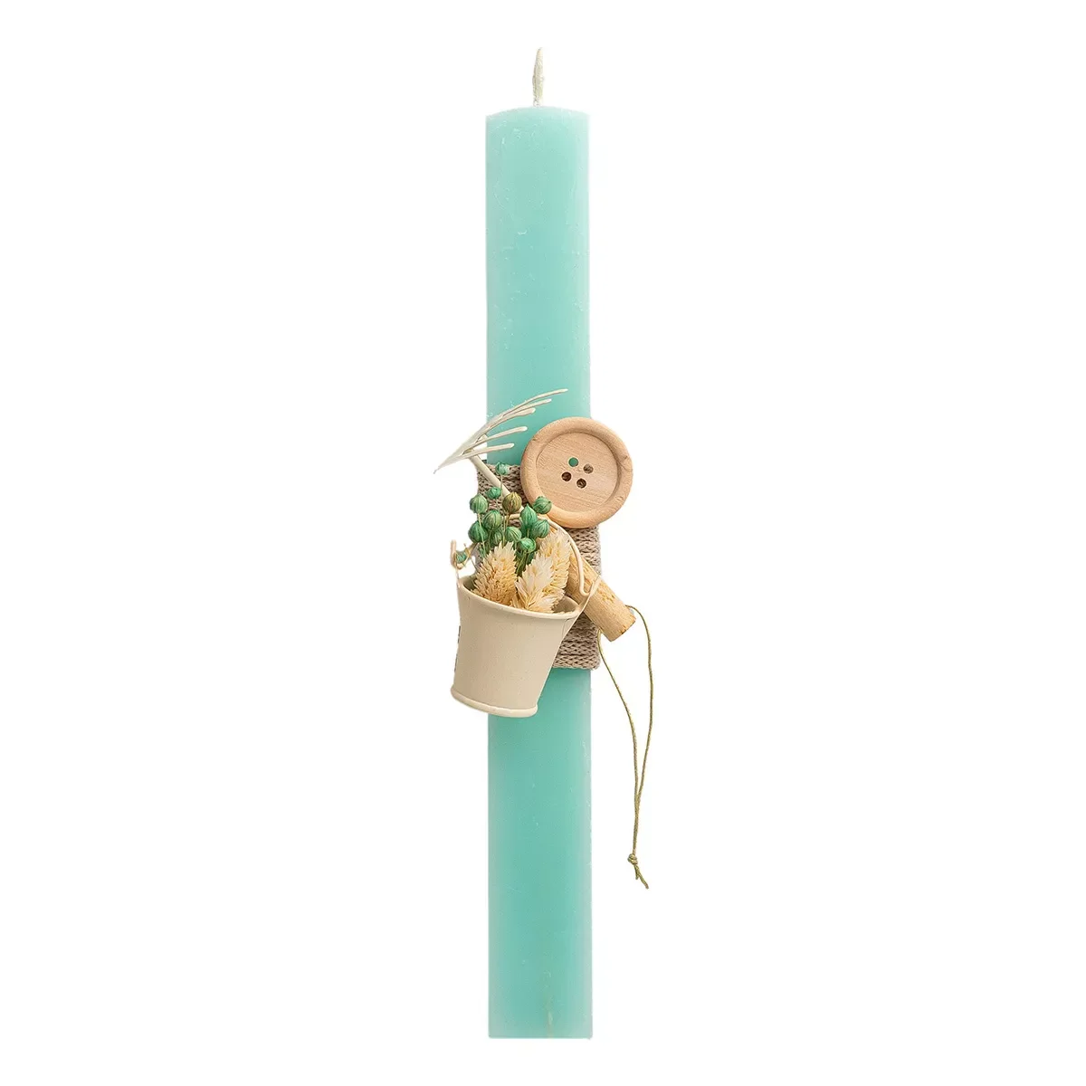 Φωτογραφία προϊόντος: Beauty Home Λαμπάδα Βεραμάν 33cm με Κουβαδάκι και Τσουγκράνα