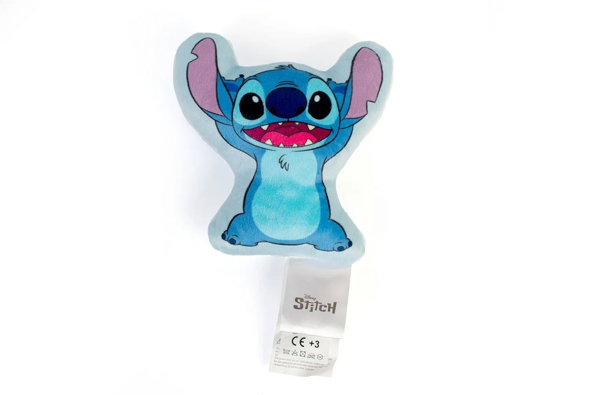 Φωτογραφία προϊόντος: Mini Μαξιλάρι 3D Disney Home Stitch 90 15 cm Sky Blue 100% Velboa