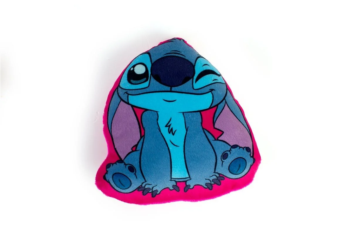 Φωτογραφία προϊόντος: Mini Μαξιλάρι 3D Disney Home Stitch 91 15 cm Fuchsia 100% Velboa