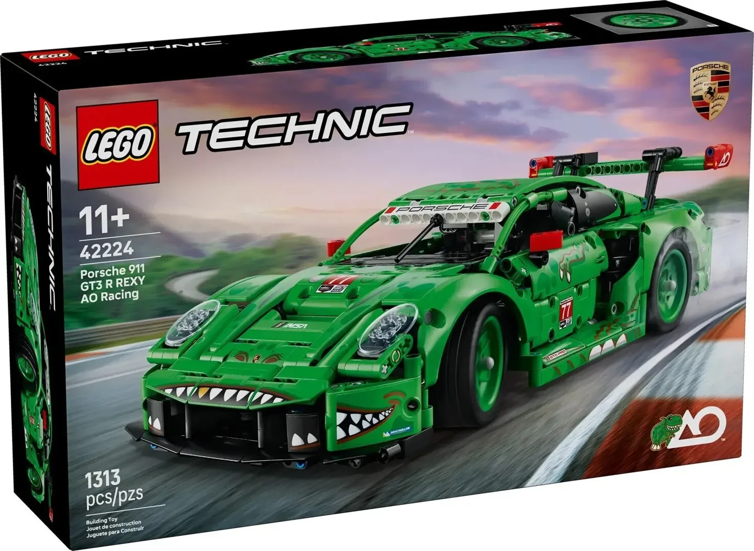Φωτογραφία προϊόντος: LEGO TECHNIC ΑΓΩΝΙΣΤΙΚΟ ΑΥΤΟΚΙΝΗΤΟ PORSCHE 911 GT3 R REXY AO RACING (42224)