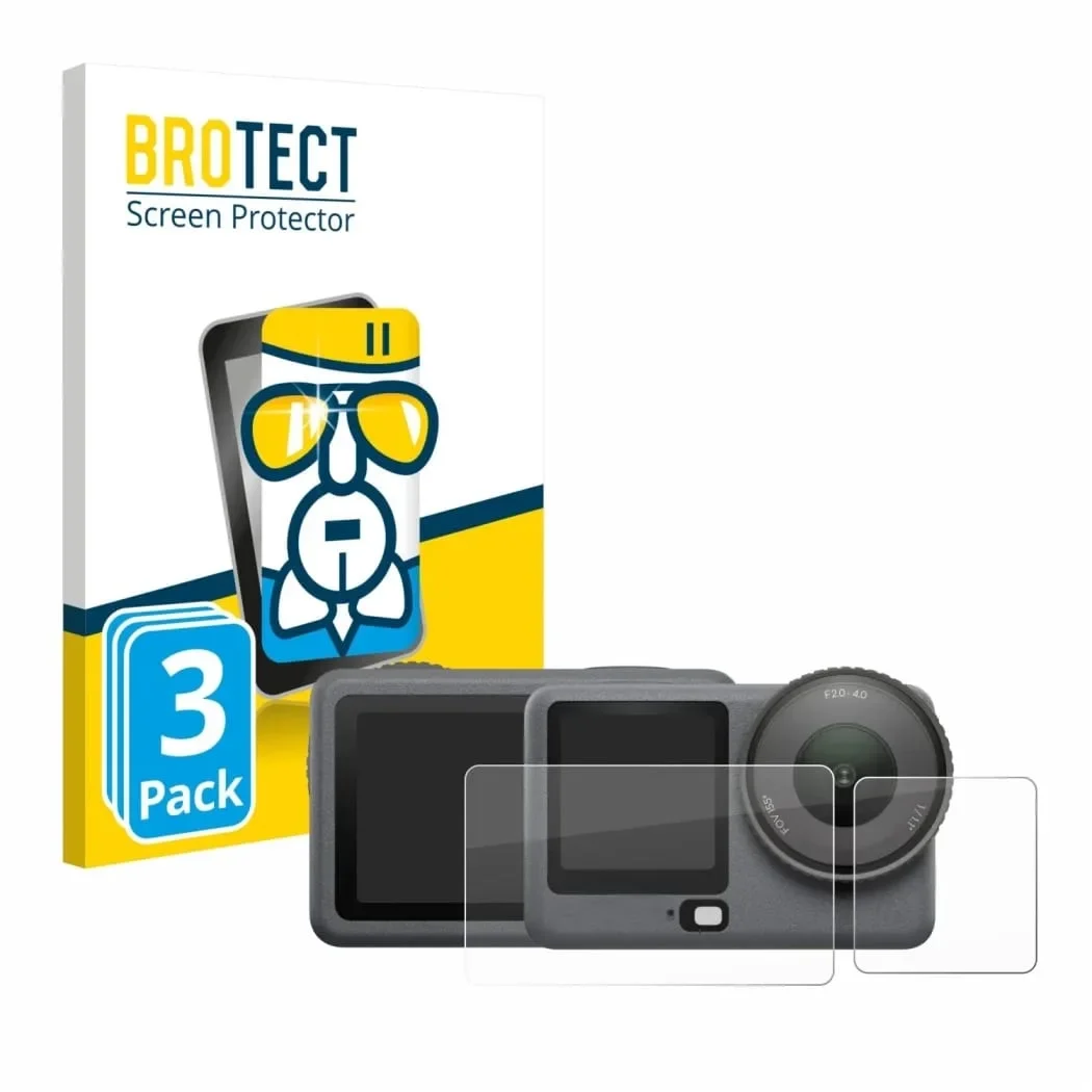 Φωτογραφία προϊόντος: GR Brotect AirGlass for DJI Osmo Action 6 (3pcs) έως 12 άτοκες δόσεις ή 24 δόσεις