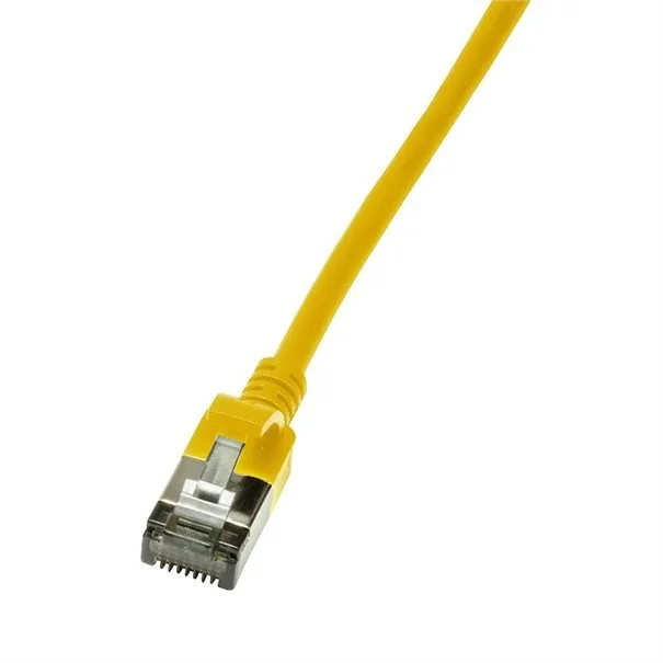 Φωτογραφία προϊόντος: LogiLink Kabel LAN U/FTP (Patchkabel) SLIM CAT6 1m yellow