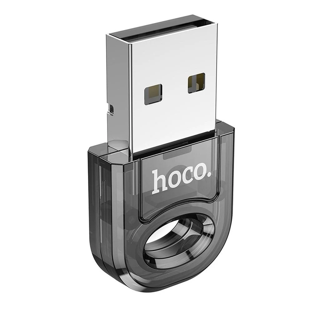 Φωτογραφία προϊόντος: HOCO adapter USB A bluetooth UA28 transparent black