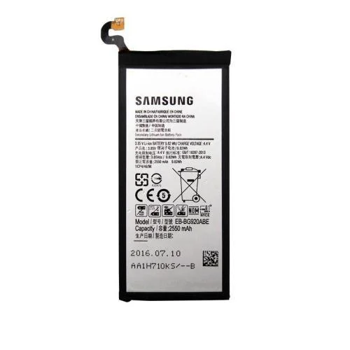 Φωτογραφία προϊόντος: Γνήσια Μπαταρία Samsung EB-BG920ABE G920 Galaxy S6 (Ασυσκεύαστο) N35062