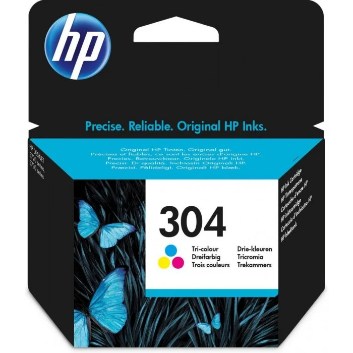 Φωτογραφία προϊόντος: Hewlett Packard Ink HP No 304 Tri-Color Ink Crtr 100 pgs N9K05AE