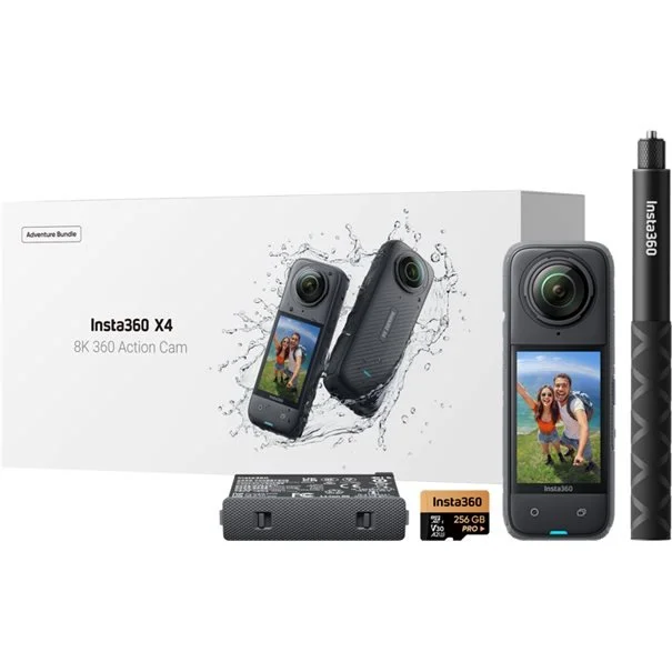 Φωτογραφία προϊόντος: Insta360 X4 Adventure Bundle Camera Set black