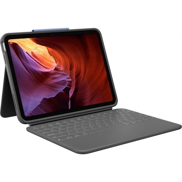 Φωτογραφία προϊόντος: Logitech Rugged Folio Keyboard for Apple iPad 10.9 (2022) graphite QWERTZ