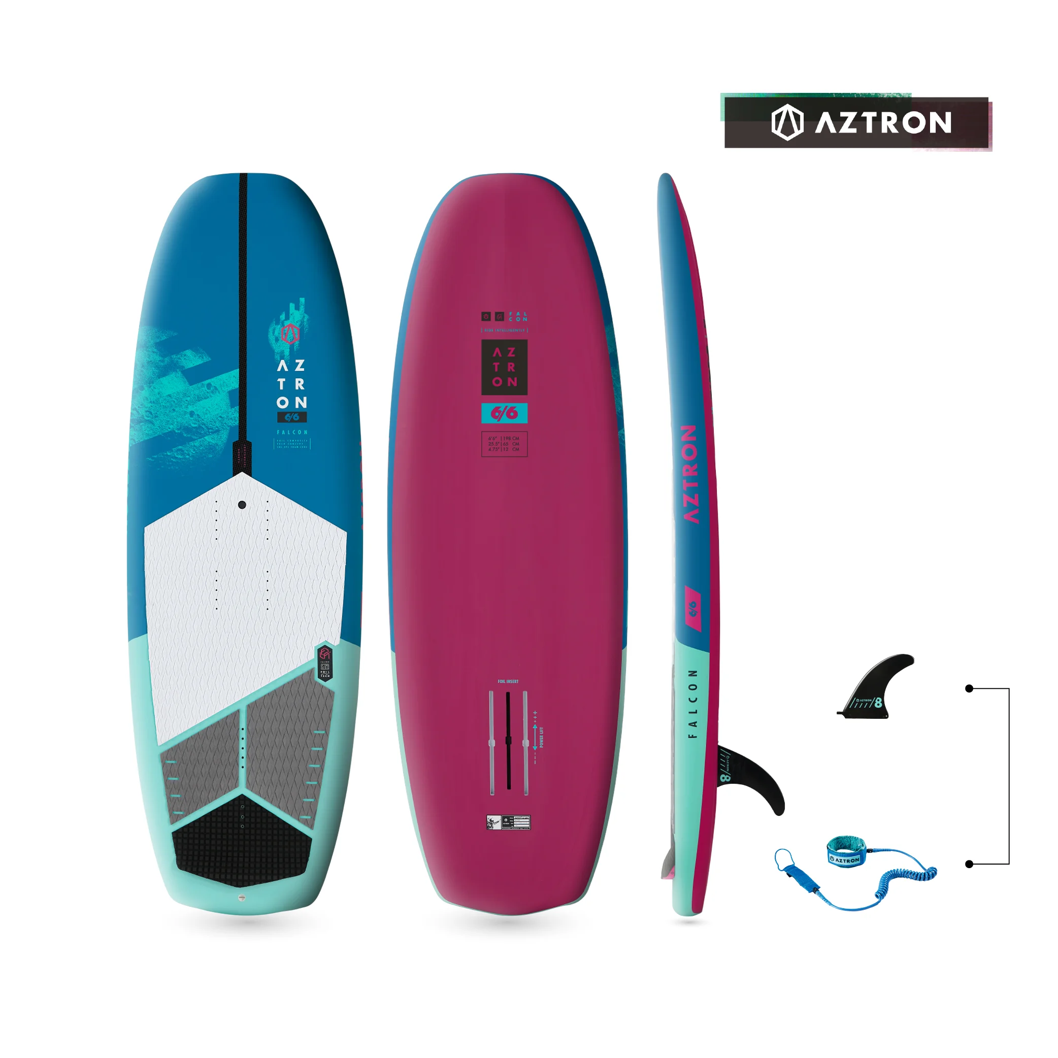 Φωτογραφία προϊόντος: FALCON CARBON SUP / WING / SURF FOIL 6’6” AH-203F By Aztron®