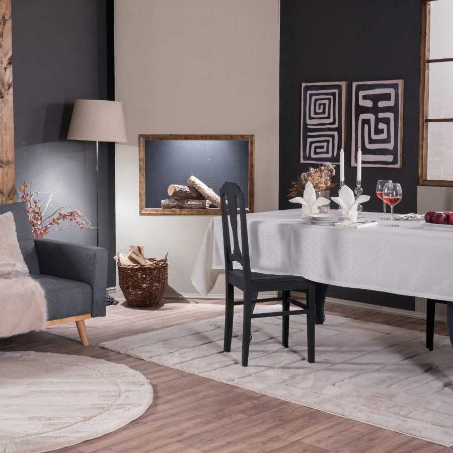 Φωτογραφία προϊόντος: Τραπεζομάντηλο Sillon Teoran 160x250cm + 12 πετσέτες