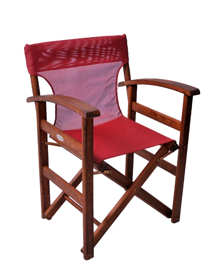 Φωτογραφία προϊόντος: Φουσκωτό καραβόπανο πολυθρόνας σκηνοθέτη μπορντό (OEM) (PIL-BORDEUX)