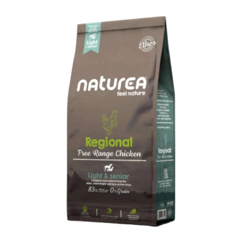 Φωτογραφία προϊόντος: Naturea Ethos Regional Grain Free Range Chicken Light + Senior 10kg