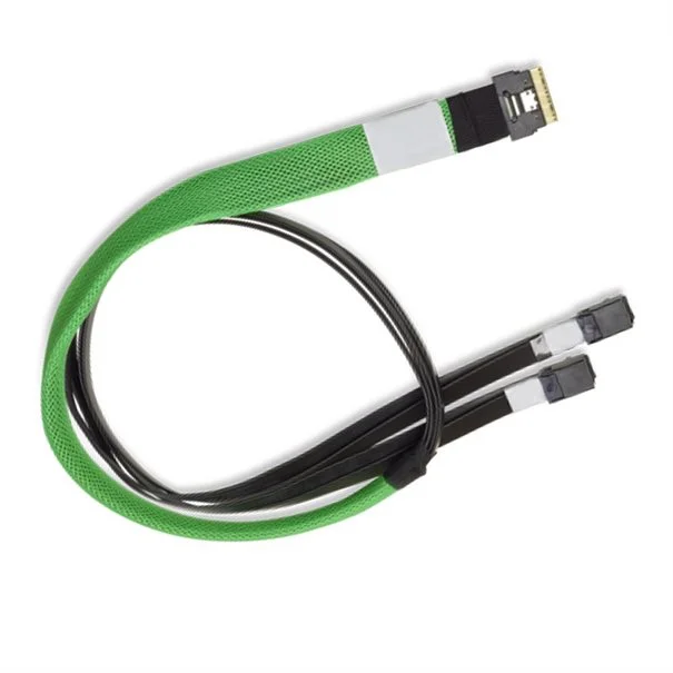 Φωτογραφία προϊόντος: BROADCOM BC Kabel CBL-SFF8654-OCuLink AltWiring 1m -> 2x4 SFF-8612 OCuLink for Controller Series 95x