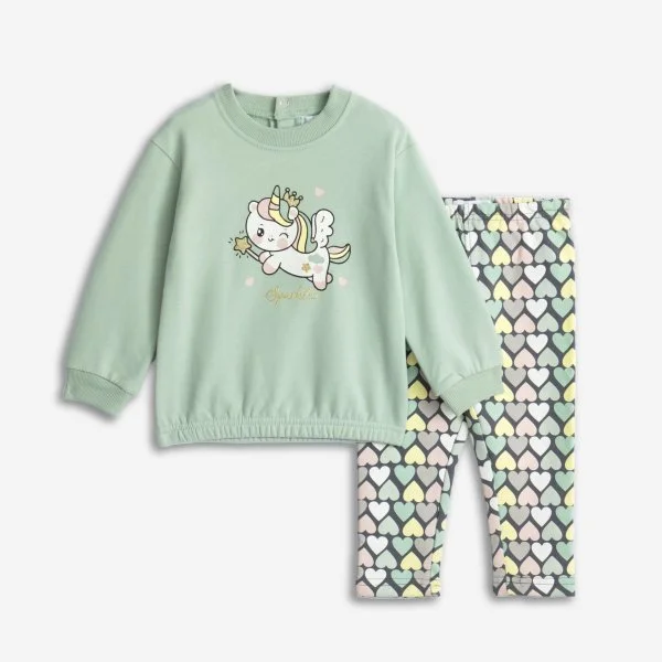 Φωτογραφία προϊόντος: Βρεφικό σετ κολάν for Funky Kids κορίτσι 6-24 μηνών 225-921114-1 Φυστικί