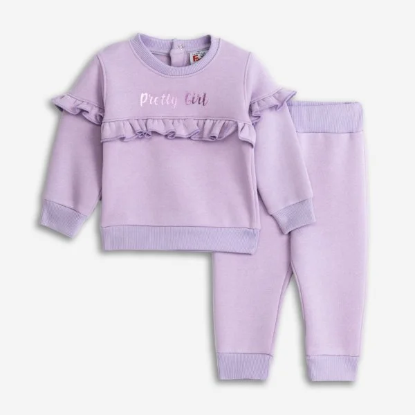 Φωτογραφία προϊόντος: Βρεφικό σετ φόρμας for Funky Kids κορίτσι 6-24 μηνών 225-917115-1 Μωβ