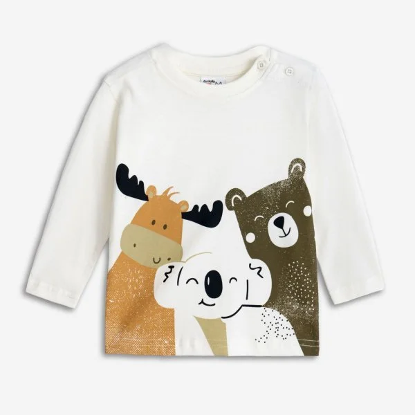 Φωτογραφία προϊόντος: Βρεφική μπλούζα for Funky Kids αγόρι 6-24 μηνών 225-806101-1 Εκρού