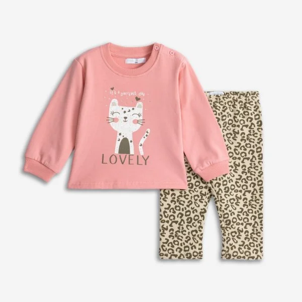 Φωτογραφία προϊόντος: Βρεφικό σετ κολάν for Funky Kids κορίτσι 6-24 μηνών 225-921107-1 Ροζ