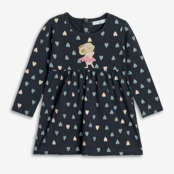 Φωτογραφία προϊόντος: Βρεφικό φόρεμα for Funky Kids κορίτσι 6-24 μηνών 225-928100-1 Ανθρακί
