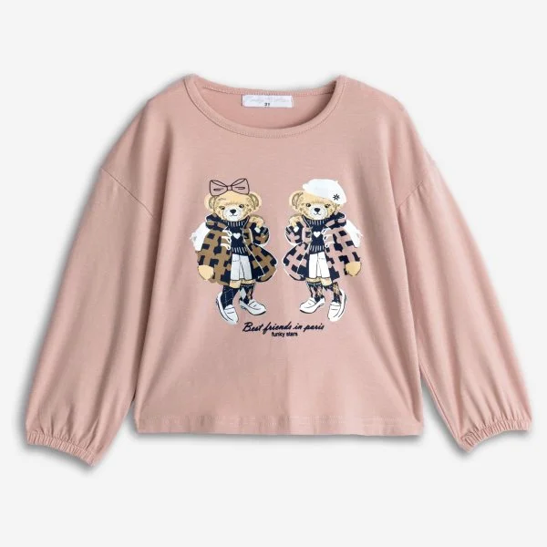 Φωτογραφία προϊόντος: Παιδική μπλούζα for Funky Kids κορίτσι 1-6 ετών 225-706102-2 Ροζ