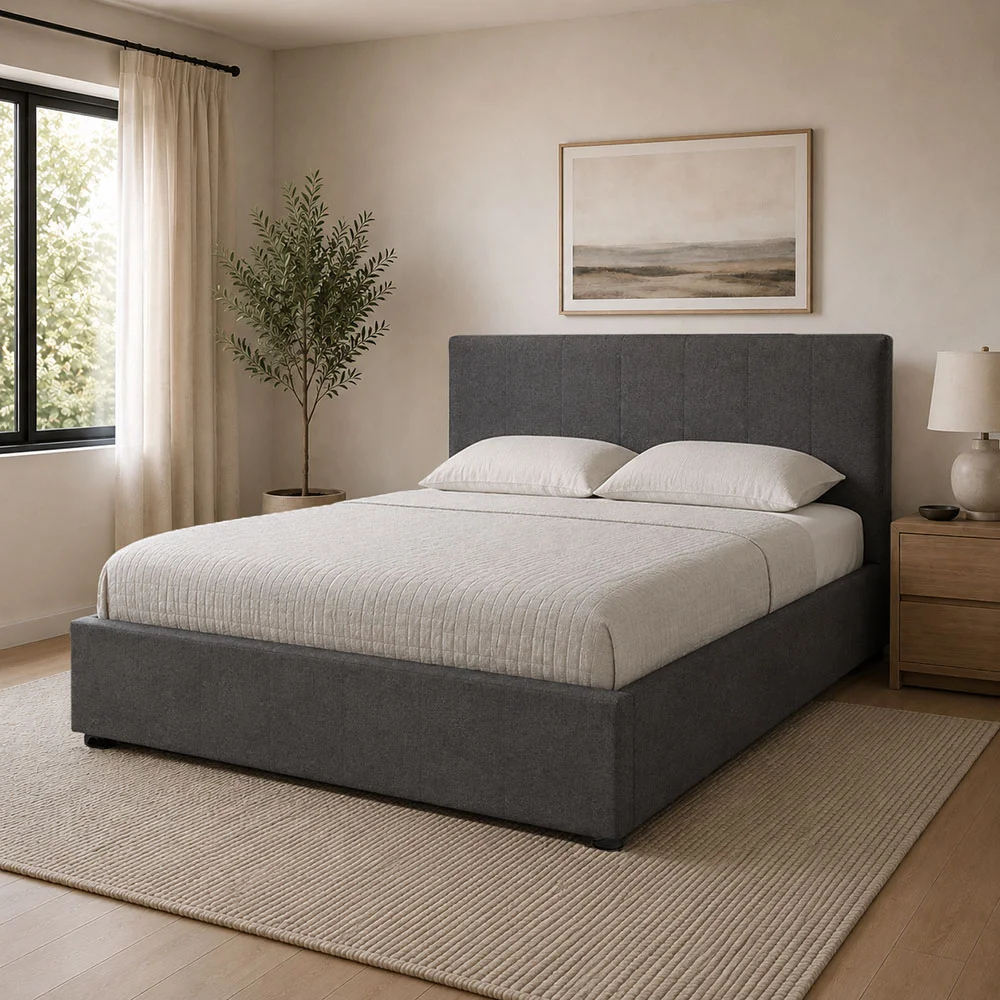 Φωτογραφία προϊόντος: AlphaB2B Κρεβάτι Sora Γκρι 160x200cm GR-SORA16-S97 173x217x102cm