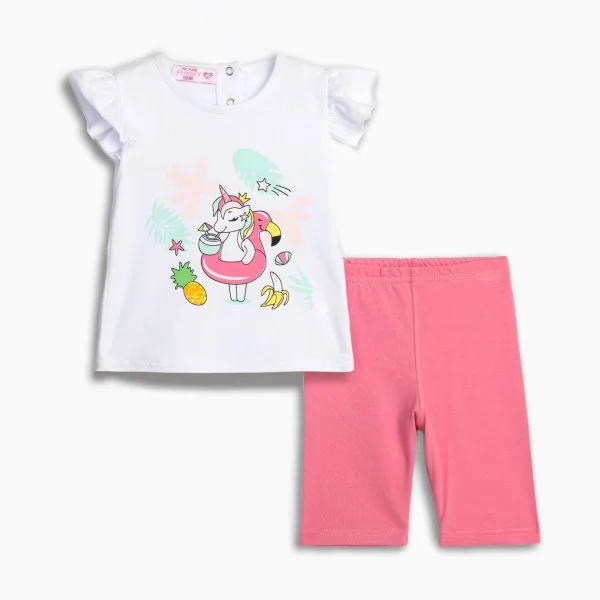 Φωτογραφία προϊόντος: Βρεφικό σετ κολάν for Funky Kids κορίτσι 6-24 μηνών 125-919103-1 Λευκό