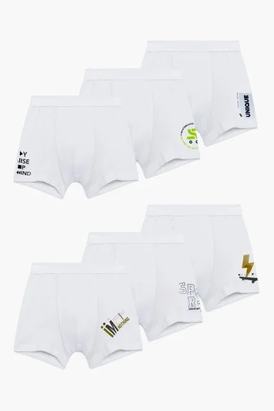 Φωτογραφία προϊόντος: Παιδικά Boxers Pretty Baby αγόρι 5-8 ετών 48654 Λευκό