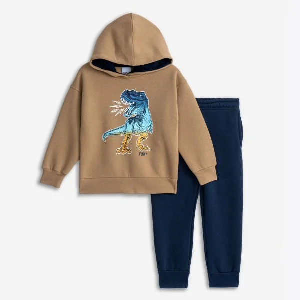 Φωτογραφία προϊόντος: Παιδικό σετ φόρμας for Funky Kids αγόρι 1-6 ετών 225-317105-2 Καφέ