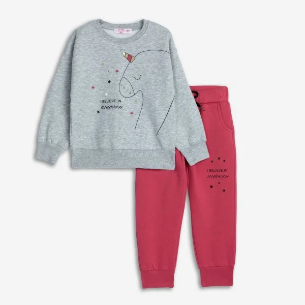 Φωτογραφία προϊόντος: Παιδικό σετ φόρμας for Funky Kids κορίτσι 1-6 ετών 225-717102-1 Γκρι
