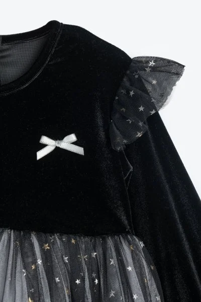Φωτογραφία προϊόντος: Παιδικό φόρεμα for Funky Kids κορίτσι 1-6 ετών 225-729107-1 Μαύρο