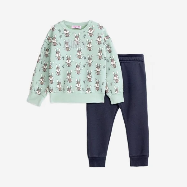 Φωτογραφία προϊόντος: Παιδικό σετ φόρμας for Funky Kids κορίτσι 1-6 ετών 225-717107-2 Φυστικί