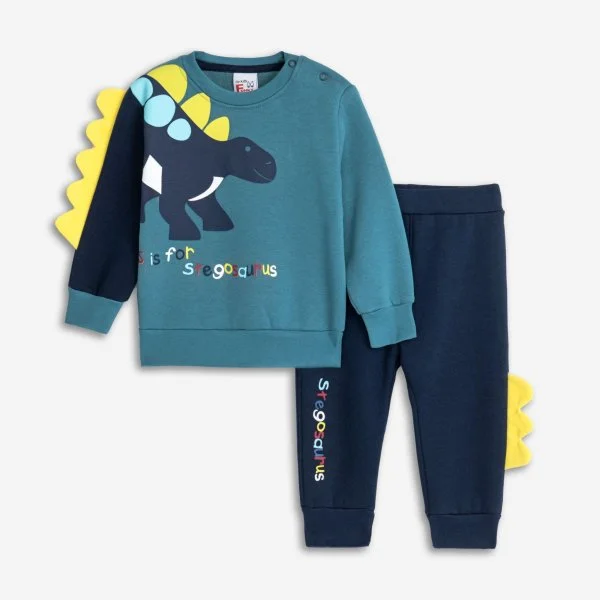 Φωτογραφία προϊόντος: Βρεφικό σετ φόρμας for Funky Kids αγόρι 6-24 μηνών 225-817110-2 Πετρόλ