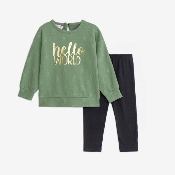 Φωτογραφία προϊόντος: Παιδικό σετ κολάν for Funky Kids κορίτσι 1-6 ετών 225-721116-1 Πράσινο