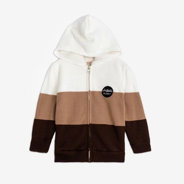 Φωτογραφία προϊόντος: Παιδική ζακέτα for Funky Kids αγόρι 1-6 ετών 225-310105-1 Εκρού
