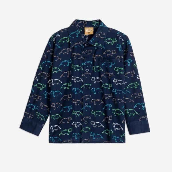 Φωτογραφία προϊόντος: Παιδικό πουκάμισο for Funky Kids αγόρι 1-6 ετών 225-308101-1 Μπλε