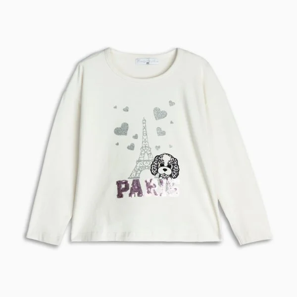 Φωτογραφία προϊόντος: Παιδική μπλούζα for Funky Kids κορίτσι 1-6 ετών 225-706104-1 Εκρού