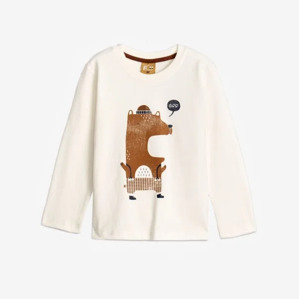 Φωτογραφία προϊόντος: Παιδική μπλούζα for Funky Kids αγόρι 1-6 ετών 225-306111-2 Εκρού