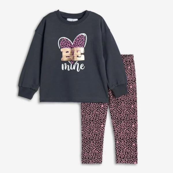 Φωτογραφία προϊόντος: Παιδικό σετ κολάν for Funky Kids κορίτσι 1-6 ετών 225-721111-1 Ανθρακί