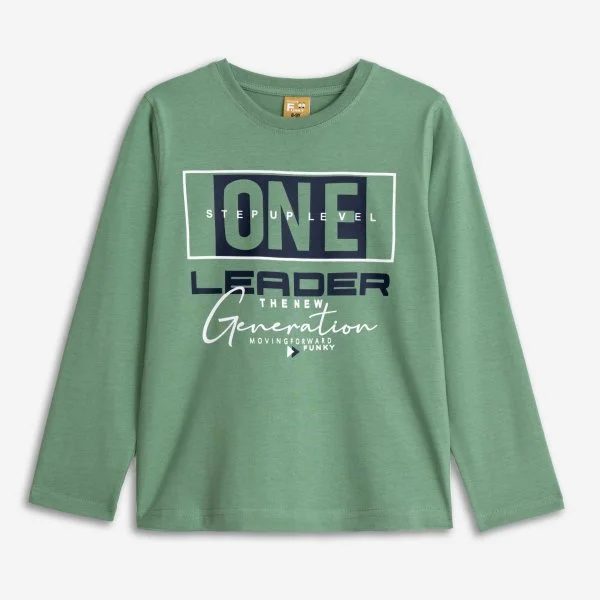 Φωτογραφία προϊόντος: Παιδική μπλούζα for Funky Kids αγόρι 6-16 ετών 225-106108-1 Πράσινο
