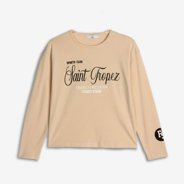 Φωτογραφία προϊόντος: Παιδική μπλούζα for Funky Kids κορίτσι 6-16 ετών 225-506117-1 Κρεμ
